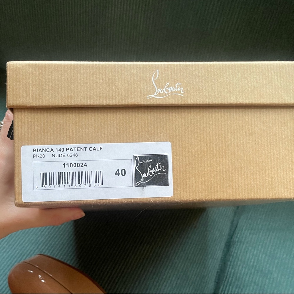 Nude Christian Louboutin Bianca 140 Platform heels size 40 - Picture 9 of 9